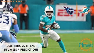 Miami Dolphins vs Tennessee Titans Prediction  Tyler Huntley Named Dolphins Starting QB [upl. by Anair]