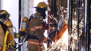 Villeray Incendie suspect sur JeanTalon  Suspicious fire at nail salon 1172018 [upl. by Zela980]