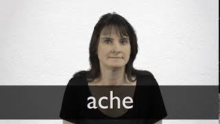 How to pronounce ACHE in British English [upl. by Atinrahc]