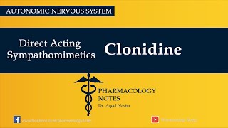 Direct acting sympathomimetics clonidine clonidine [upl. by Rubel]