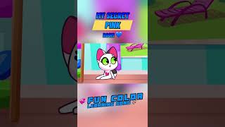 Pink Room Makeover 🎀 Sing Along and Learn Colors with Purr Purr 😻 [upl. by Llerahs770]