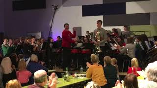 Wardle Youth Band Xmas 2019 Wanderin Star [upl. by Giddings]