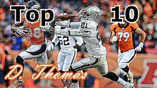 Demaryius Thomas Top 10 Plays of Career [upl. by Nnayt]