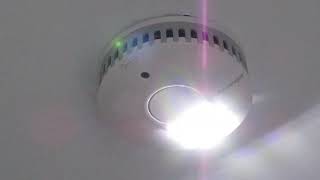 FireAngel ST623ER 5yr smoke alarm ceiling test [upl. by Aerdied]