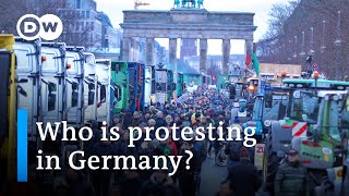 Energy prices taxes immigration What Germanys protests are all about  DW News [upl. by Gauldin]