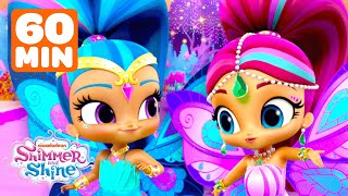 Shimmer amp Shine Turn Into Glitter Genies  Full Episodes  1 Hour Compilation  Shimmer and Shine [upl. by Rotciv]