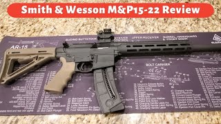 SMITH amp WESSON MampP 1522 SPORT RIFLE 22LR REVIEW [upl. by Yukio]