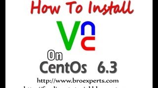 VNC Installation on centos 63 [upl. by Ellerrehc]