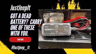 How to jump start a car battery using your NOCO Boost jump pack [upl. by Ecraep866]