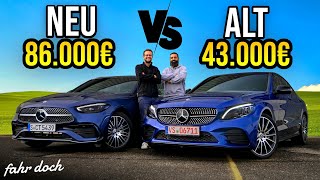 Mercedes C300d ALT vs NEU  Doppelt so TEUER aber doppelt so GUT  Fahr doch [upl. by Ecnerual477]