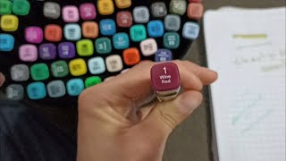 Colores Marcadores Plumones Aurora Touch Punta de Pincel Dual Brunch  Unboxing Review Shopee [upl. by Janis]