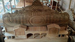 ऐ है सागवान की लकड़ी का पलंगnirmali woodworking by binod ji [upl. by Atram]