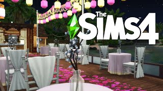 Beautiful Wedding Beach Party  The Sims 4  CC Free  Speed build  Downloading Link [upl. by Ahseiuqal]