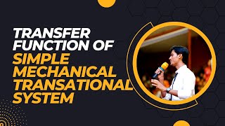 Simple Mechanical Transational System Transfer Function problem2  Ibtisam Hasan [upl. by Atekan]