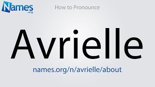 How to Pronounce Avrielle [upl. by Eduj]