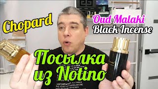 ПОСЫЛКА ИЗ NOTINO Chopard Oud Malaki amp Black Incense  Первые впечатления [upl. by Farhsa]