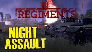 PREEMPTIVE STRIKE under cover of NIGHTFALL  Regiments Gameplay  Operation Blind Guard 1 [upl. by Johnna]