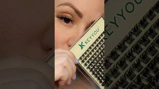 KEYYOU Cluster lashes Kit D Curl Lashes keyyou keyyoulashes lashclusters [upl. by Ilac]