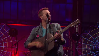 Coldplay  Mylo XylotoHurts Like Heaven Live on Letterman [upl. by Atsahc]