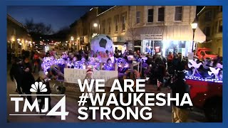 Waukesha Strong on full display at 2022 Christmas Parade [upl. by Cher586]