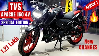 New TVS Apache 160 4V Special Edition RM FULL Detailed Review  Price NEW Changes  New Features [upl. by Anuaek41]