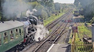 Swanage Railway Mogul 31806 17th September 2024 [upl. by Kotz417]