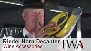 Riedel Horn Decanter Performance [upl. by Yenatirb]