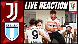 😱 RISORTI JUVENTUS  LAZIO 20  LIVE REACTION TIFOSI JUVENTINI [upl. by Offen]