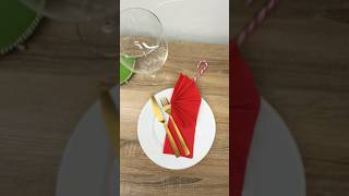 DIY Tuto pliage de serviette 🍴 Élégance garantie🌟🍽️ Simpleraffiné festif 🥳 [upl. by Yadseut849]