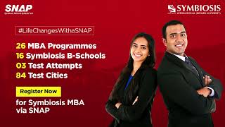 SNAP Exam 2023 Live  Register Now  Symbiosis BSchools [upl. by Iney]