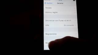 Reseteo de fabrica IPHONE 4S [upl. by Patrick]