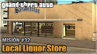 GTA San andreas  Misión 32  First BaseLocal Liquor Store Español  1080p 60fps [upl. by Naot]