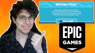 How To Fix Epic Games Fall Guys Missing Files [upl. by Erl]