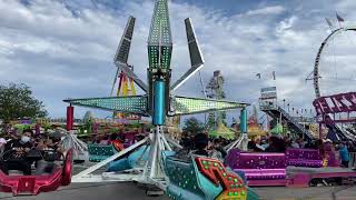 Sizzler Carnival Ride 2021 at Frazier Shows Gallup NM [upl. by Enomed]