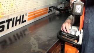 The chainsaw Guy Shop talk Racing Muffler Stihl MS 391 362 311 Buckshot Muffler [upl. by Ecadnac42]