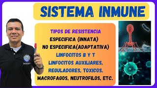 🏅EL SISTEMA INMUNE INMUNOLOGICO O INMUNITARIO LINFOCITOS B T AUXILIARES ASESINOS TOXICOS [upl. by Novaat135]