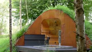 Lanrick Sauna The story of a hidden forest sauna in the heart of Scotland [upl. by Lepp]