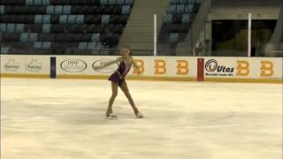 Alisa LOZKO Junior Ladies  Free Skating SPORTLAND TROPHY  ISU [upl. by Burrton]