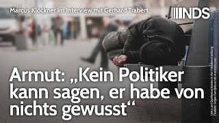 Armut „Kein Politiker kann sagen er habe von nichts gewusst“  Interview mit Gerhard Trabert  NDS [upl. by Yroffej]