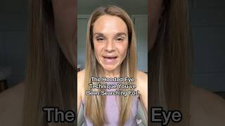 Beginner Eyeshadow Tutorial for Hooded Eyes hoodedeyemakeup seint [upl. by Littell476]