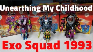 Unearthing My Childhood Exo Squad toys 1993 [upl. by Attej497]