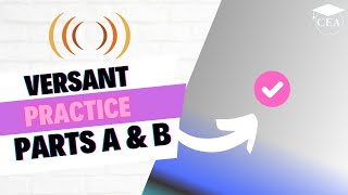 VERSANT TEST PRACTICE PART AampB 2 english versantpractice passtheversant [upl. by Ciredor]