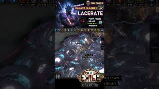 【1 Div Exile  Ep2】The Galaxy SLASHER  LACERATE of Butchering build ColdConverted Slayer 325 [upl. by Atteirneh]