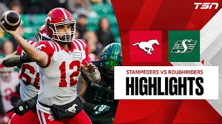 CFL WEEK 21 Calgary Stampeders vs Saskatchewan Roughriders FULL HIGHLIGHTS [upl. by Loyce]