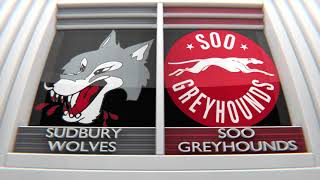 Game 34 Highlights Sudbury Wolves at Soo Greyhounds [upl. by Halludba]