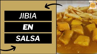 👨‍🍳 Como hacer JIBIA en SALSA👨‍🍳🦑🐙 [upl. by Arbas634]