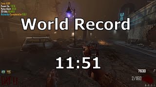 Ex World Record  Tranzit Easter Egg Speedrun 1151 [upl. by Nerreg150]