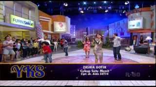 ZASKIA GOTIX Cukup 1 Menit Live At Yuk Keep Smile YKS 30012014 Courtesy TRANS TV [upl. by Enyamert]