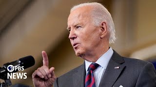 WATCH Biden delivers remarks on infrastructure climate and union jobs in Baltimore [upl. by Siver]