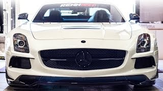 RENNtech Mercedes SLS Black Series w Headers amp ECU Dyno Loud [upl. by Ellehcam]